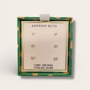Cubic Zirconia Earring Set